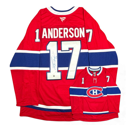 JOSH ANDERSON - JERSEY HOCKEY AUTOGRAPHIÉ - FANATICS