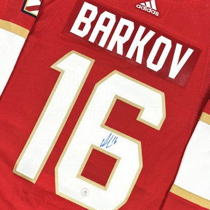 ALEKSANDER BARKOV- JERSEY HOCKEY AUTOGRAPHIÉ - ADIDAS