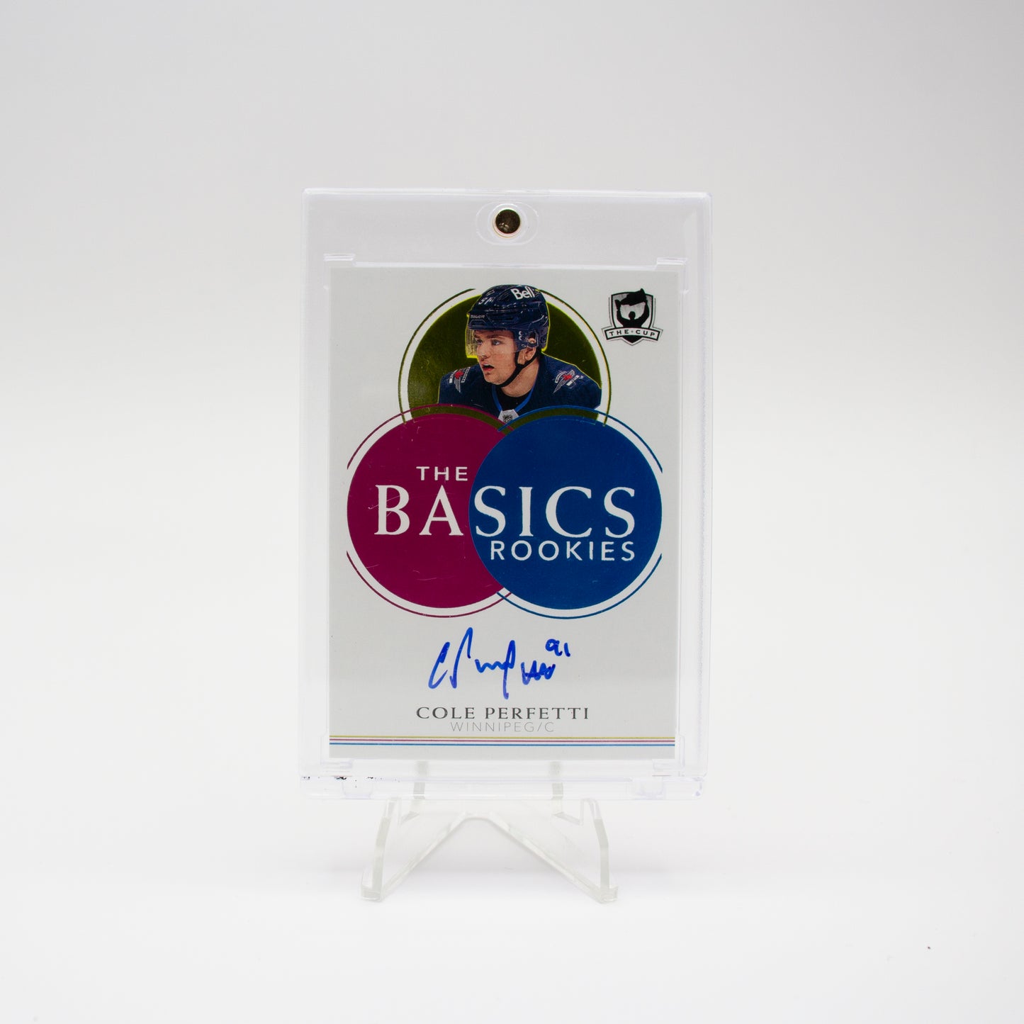 2021-22 UD THE CUP - THE BASICS ROOKIE - AUTO - COLE PERFETTI