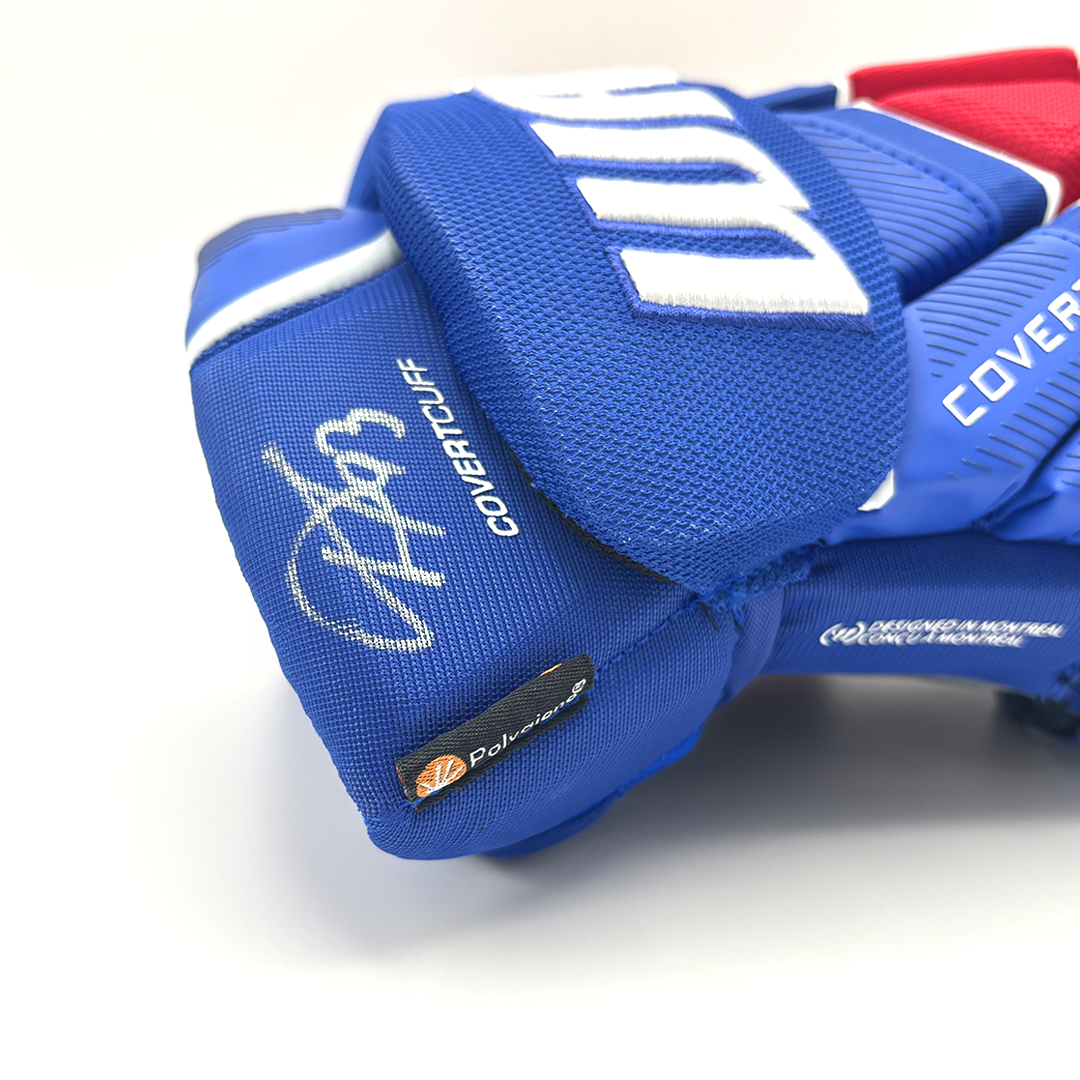 HOCKEY GLOVES - WARRIOR PRO COVERT QR6 - AUTO - IVAN DEMIDOV