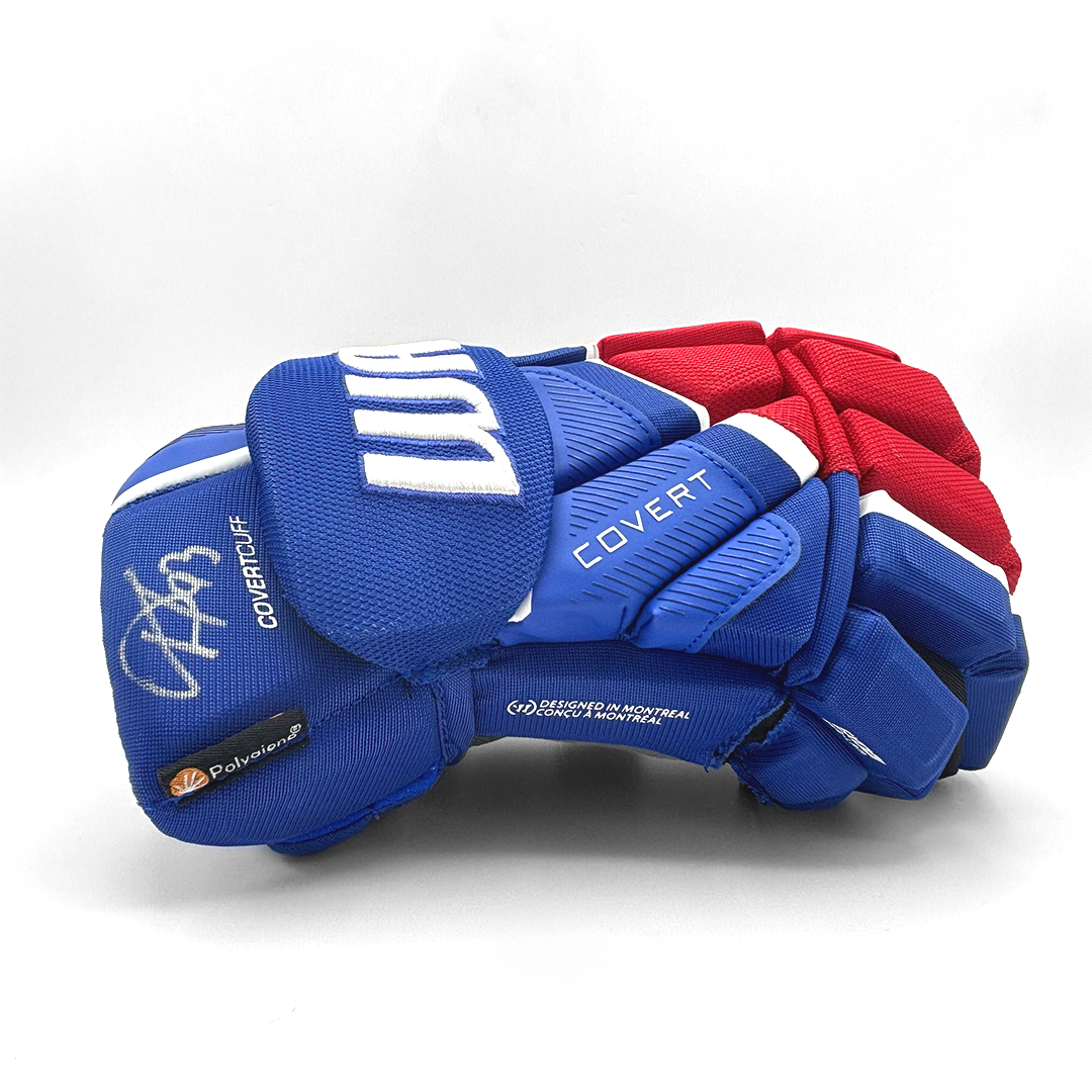 HOCKEY GLOVES - WARRIOR PRO COVERT QR6 - AUTO - IVAN DEMIDOV