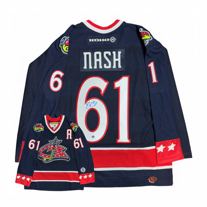 RICK NASH - JERSEY HOCKEY AUTOGRAPHIÉ - KOHO