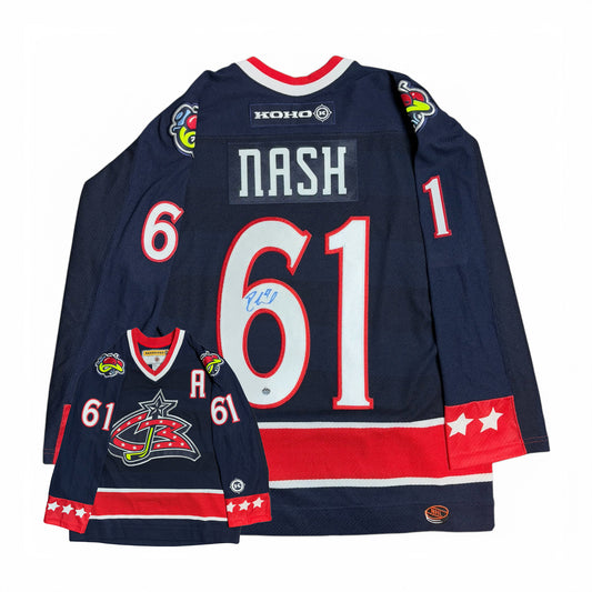 RICK NASH - JERSEY HOCKEY AUTOGRAPHIÉ - KOHO