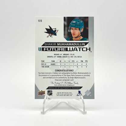2024-25 - SP AUTHENTIC  - FUTURE WATCH AUTO - SHAKIR MUKHAMADULLIN 318/999