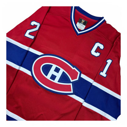 GUY CARBONNEAU - JERSEY HOCKEY AUTOGRAPHIÉ - FANATICS VINTAGE
