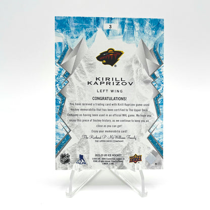 2022-23 - UD ICE - GOLD PATCH - KIRILL KAPRIZOV 06/26