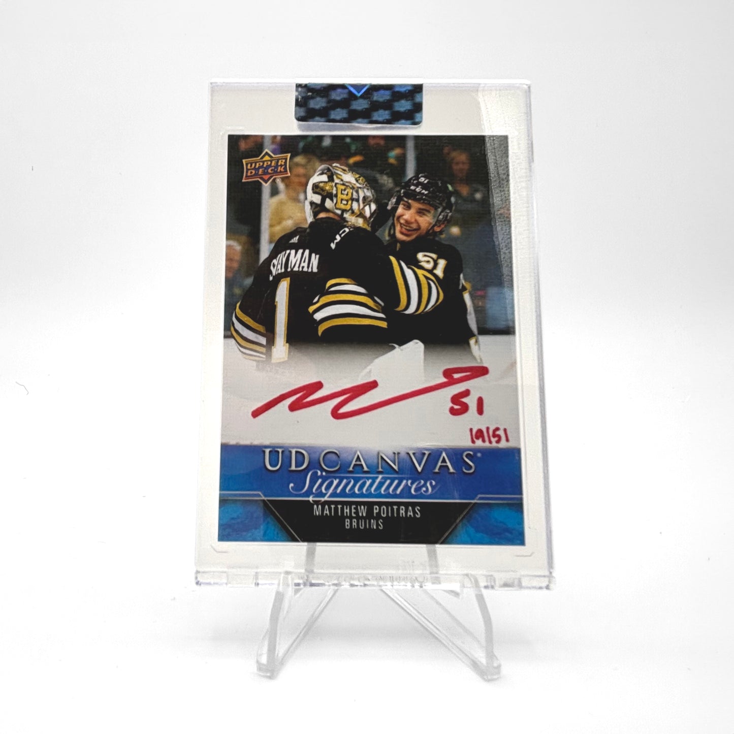 2023-24 - UD CANVAS SIGNATURES - MATTHEW POITRAS