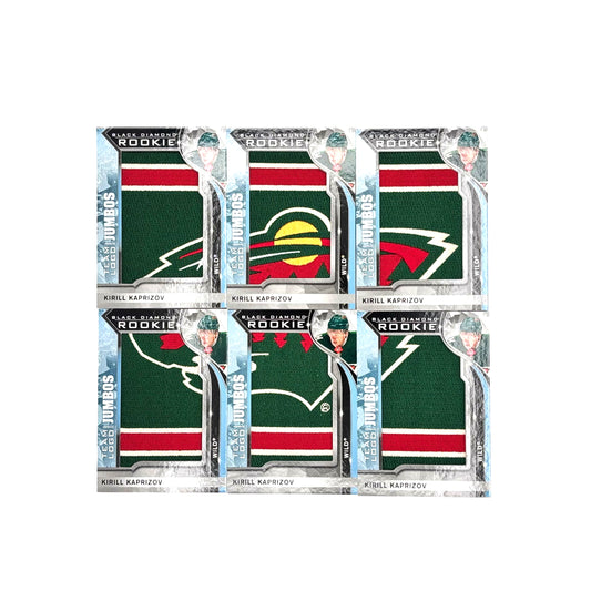 2020-21 - BLACK DIAMOND - ROOKIE TEAM LOGO JUMBOS - KIRILL KAPRIZOV X6 (CREST COMPLET)