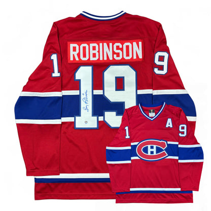 LARRY ROBINSON - JERSEY HOCKEY AUTOGRAPHIÉ - FANATICS VINTAGE