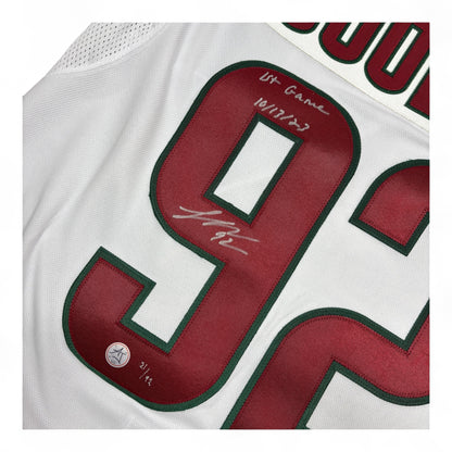 LOGAN COOLEY- JERSEY HOCKEY AUTOGRAPHIÉ - ADIDAS