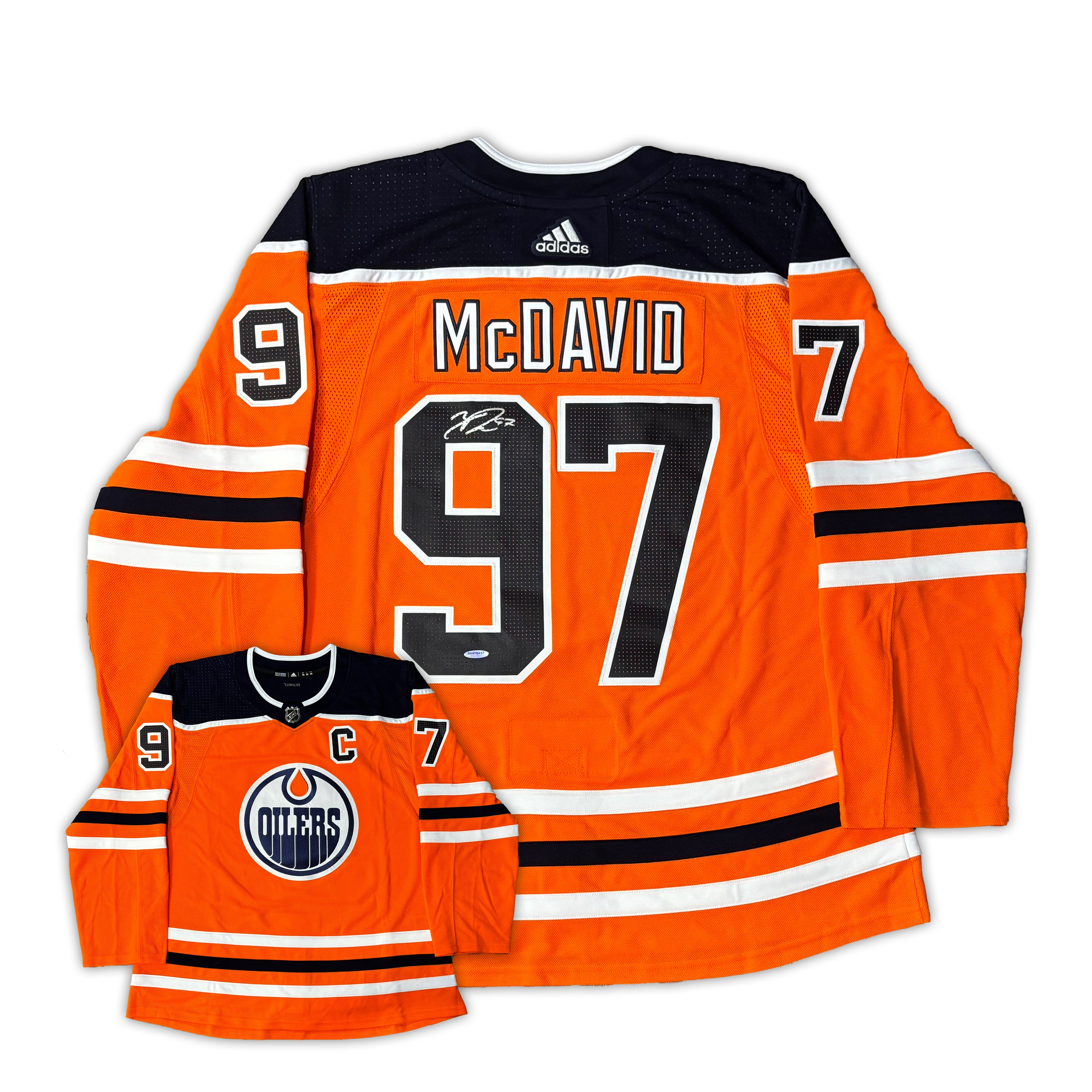 CONNOR MCDAVID AUTOGRAPHED HOCKEY JERSEY ADIDAS OG Sports