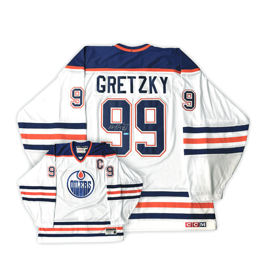 WAYNE GRETZKY - JERSEY HOCKEY AUTOGRAPHIÉ - CCM