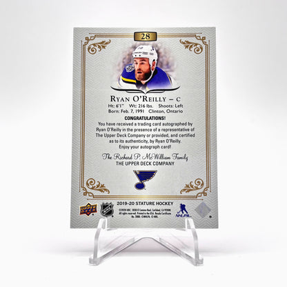 2019-20 - UD STATURE - RYAN O'REILLY 04/35