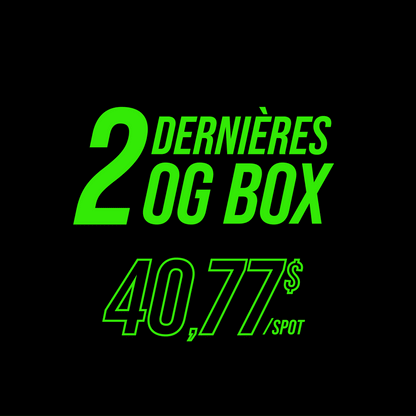 OG BOX  - 19 et 20 (X2 BOXES)