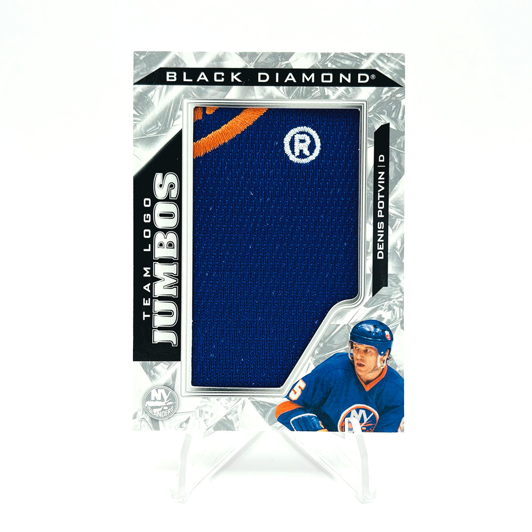 2024-25 - BLACK DIAMOND - TEAM LOGO JUMBOS - NY ISLANDERS X9 (CREST COMPLET)
