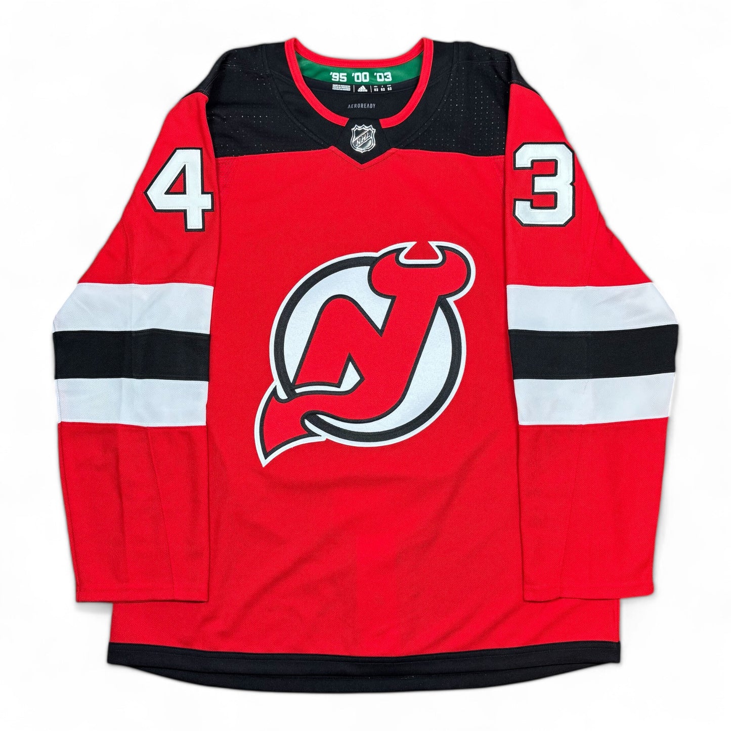 LUCK HUGUES - AUTOGRAPHED HOCKEY JERSEY - ADIDAS