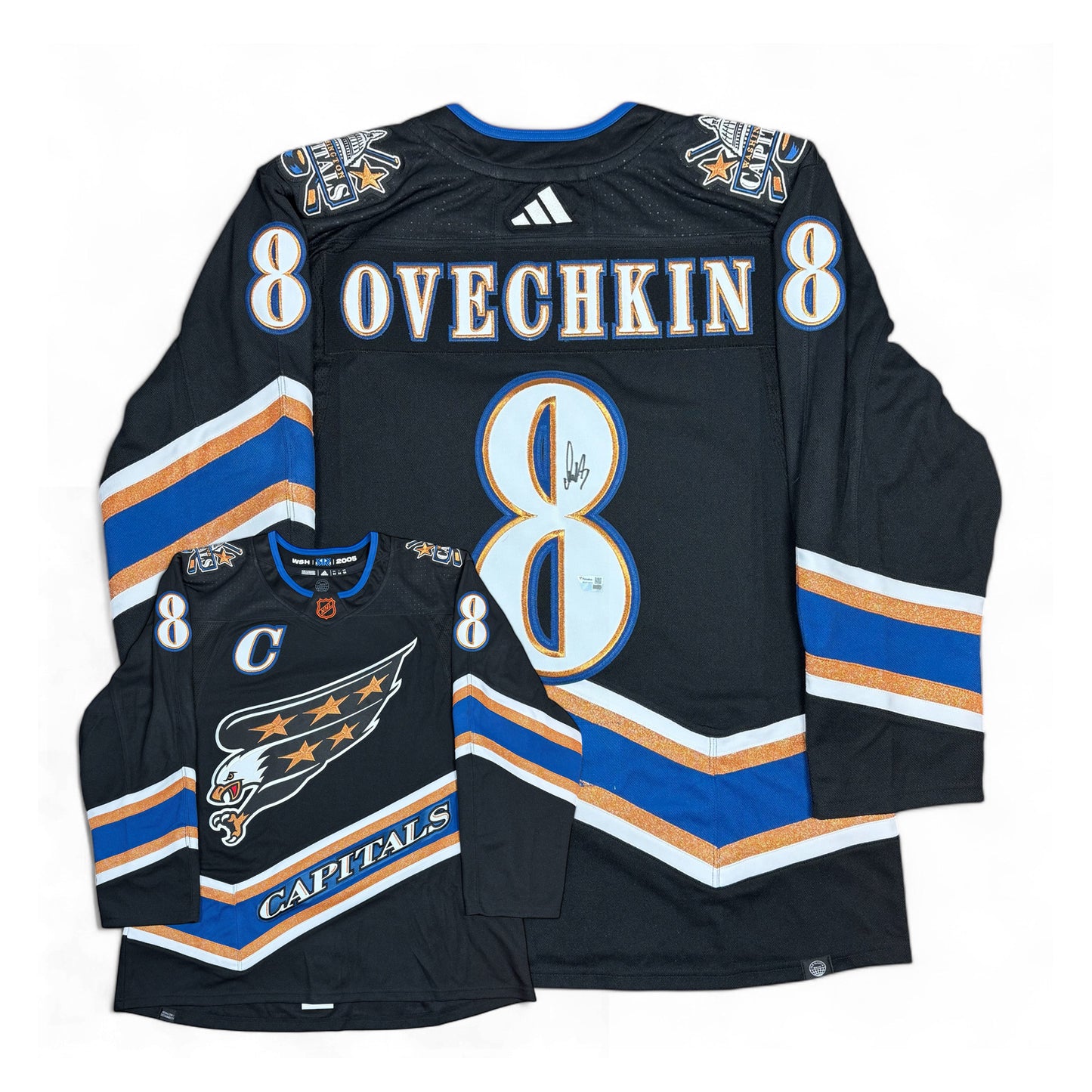 ALEXANDER OVECHKIN - JERSEY HOCKEY AUTOGRAPHIÉ - ADIDAS RETRO REVERSE 2.0