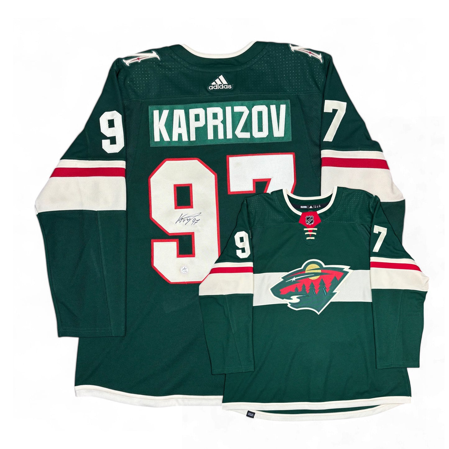 KIRILL KAPRIZOV - JERSEY HOCKEY AUTOGRAPHIÉ - ADIDAS