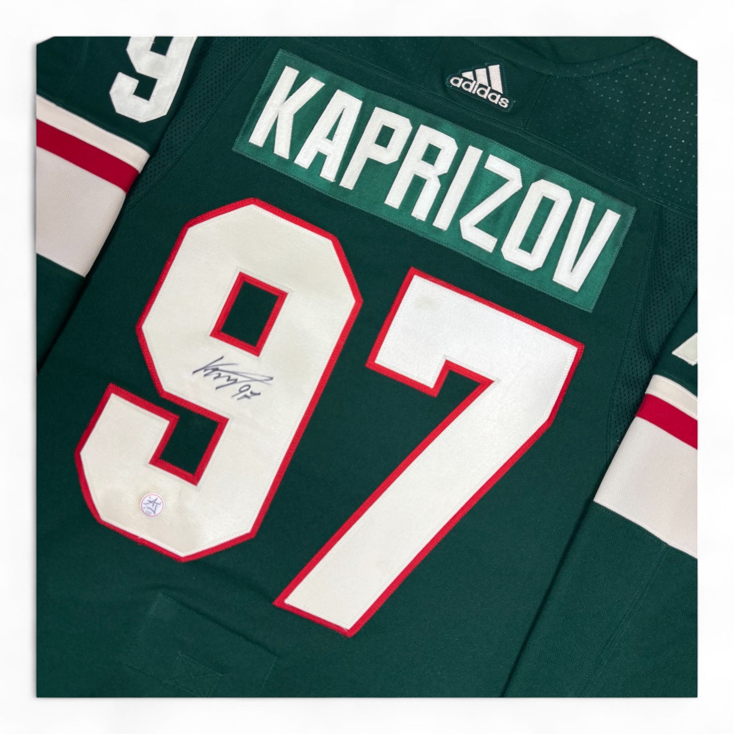 KIRILL KAPRIZOV - JERSEY HOCKEY AUTOGRAPHIÉ - ADIDAS