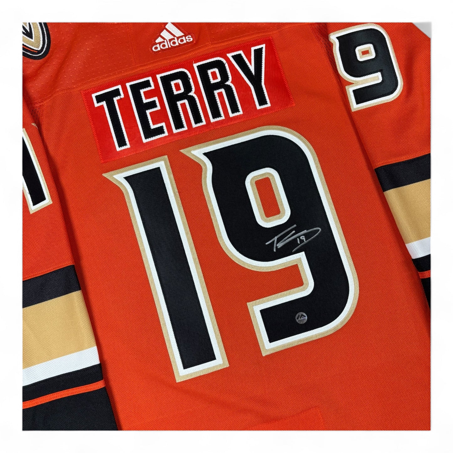 TROY TERRY - JERSEY HOCKEY AUTOGRAPHIÉ - ADIDAS