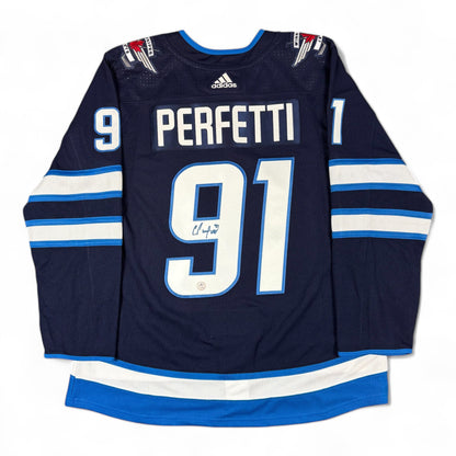 COLE PERFETTI - JERSEY HOCKEY AUTOGRAPHIÉ - ADIDAS