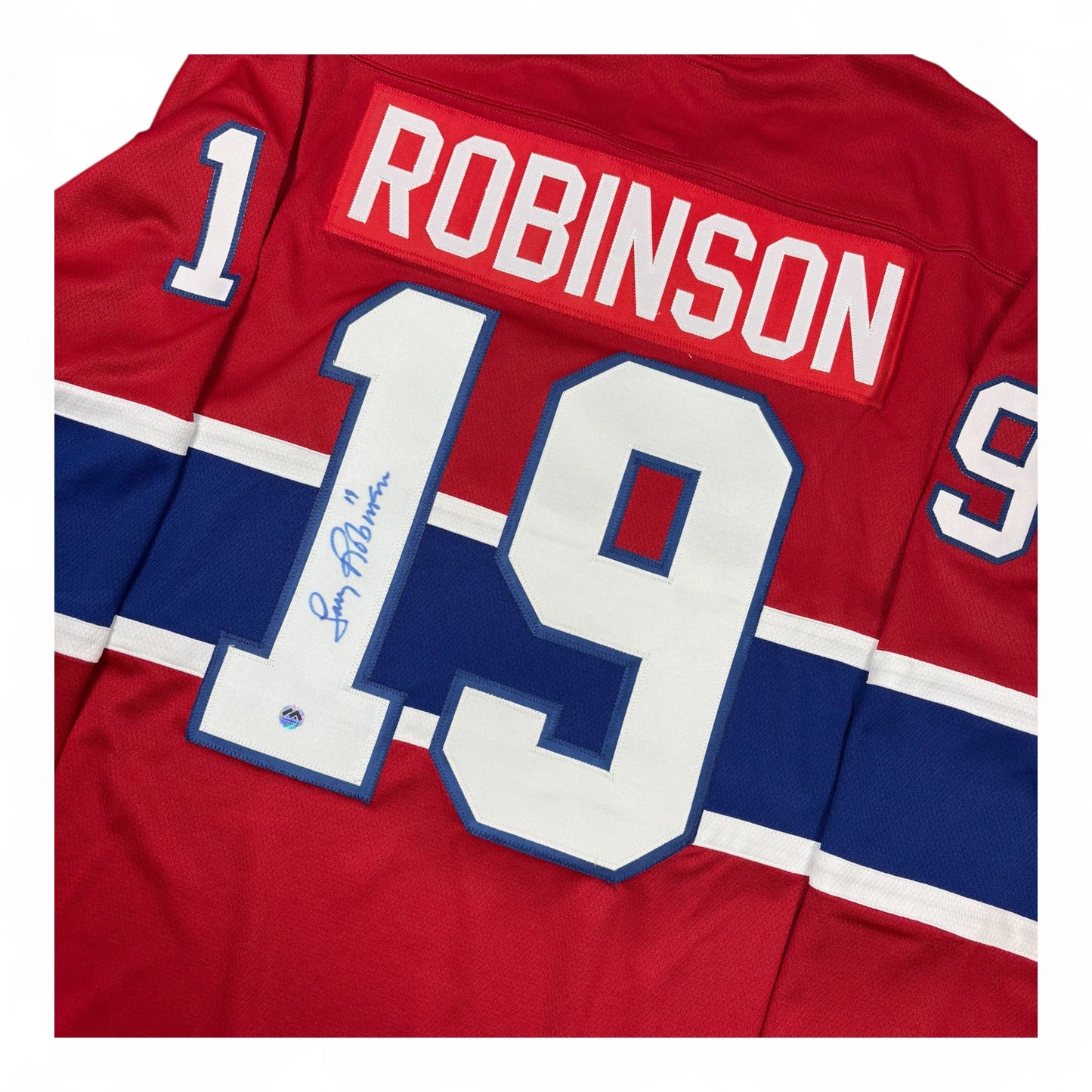 LARRY ROBINSON - JERSEY HOCKEY AUTOGRAPHIÉ - FANATICS VINTAGE