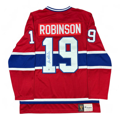 LARRY ROBINSON - JERSEY HOCKEY AUTOGRAPHIÉ - FANATICS VINTAGE