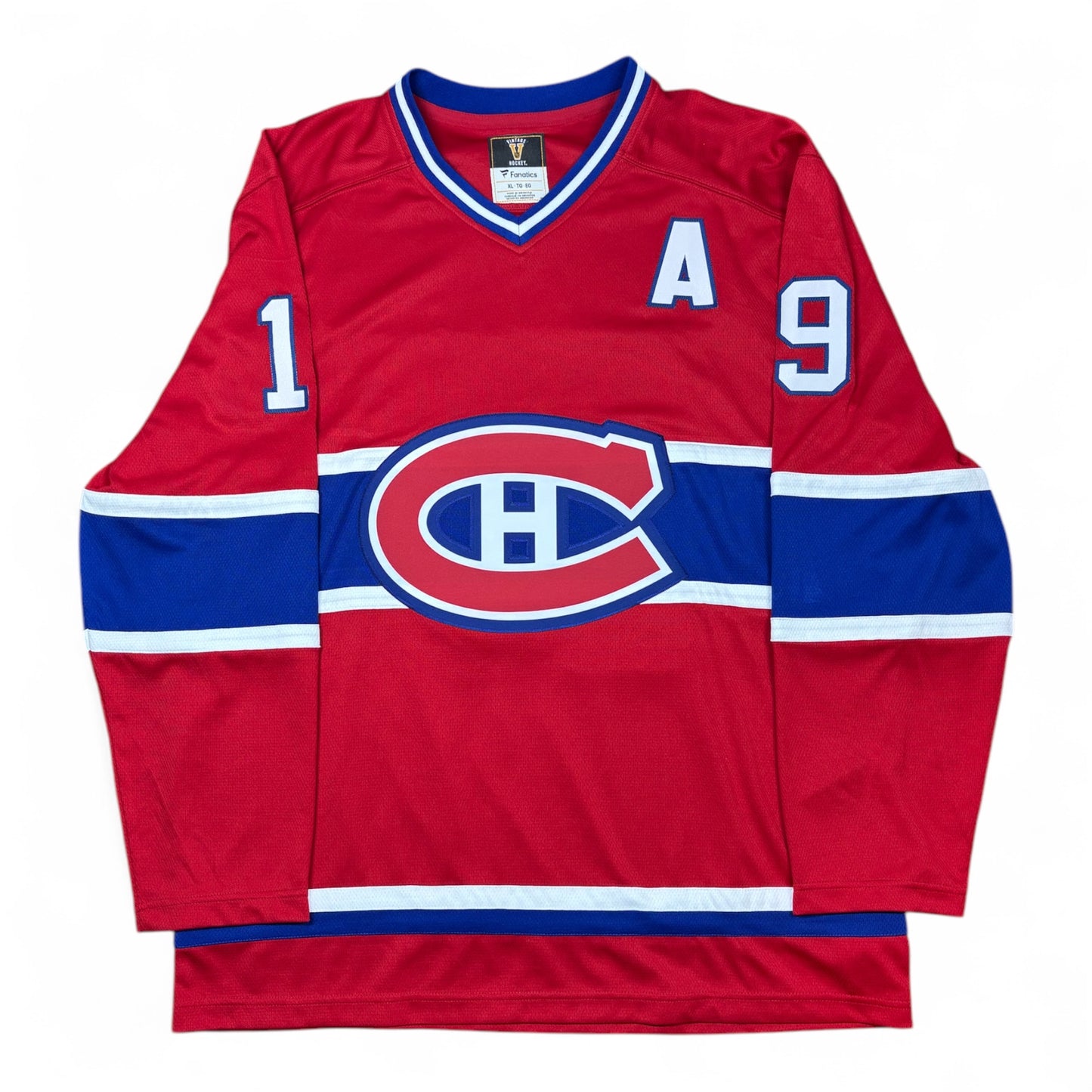 LARRY ROBINSON - JERSEY HOCKEY AUTOGRAPHIÉ - FANATICS VINTAGE