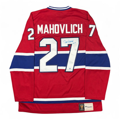 FRANK MAHOVLICH- JERSEY HOCKEY AUTOGRAPHIÉ - FANATICS VINTAGE