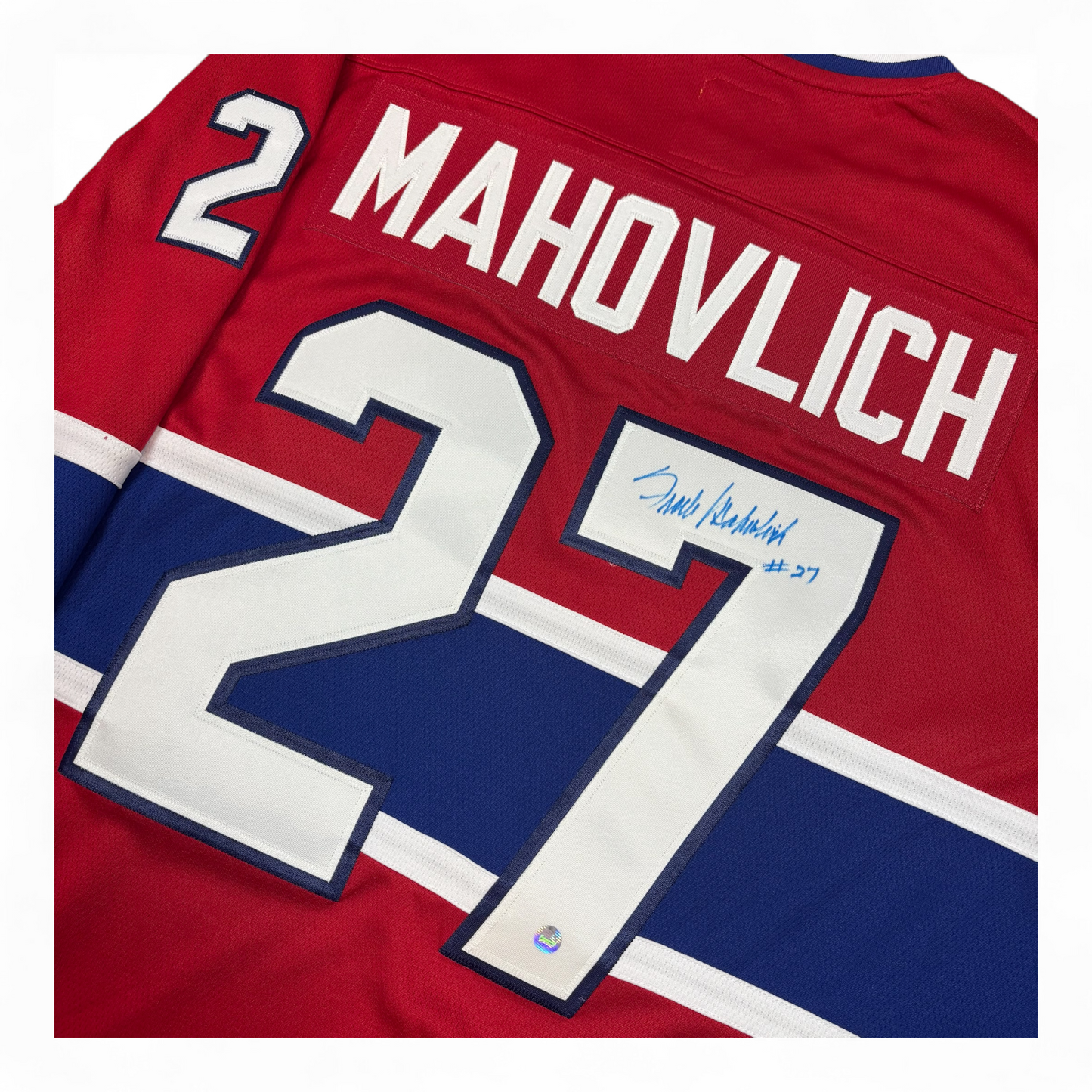 FRANK MAHOVLICH- JERSEY HOCKEY AUTOGRAPHIÉ - FANATICS VINTAGE