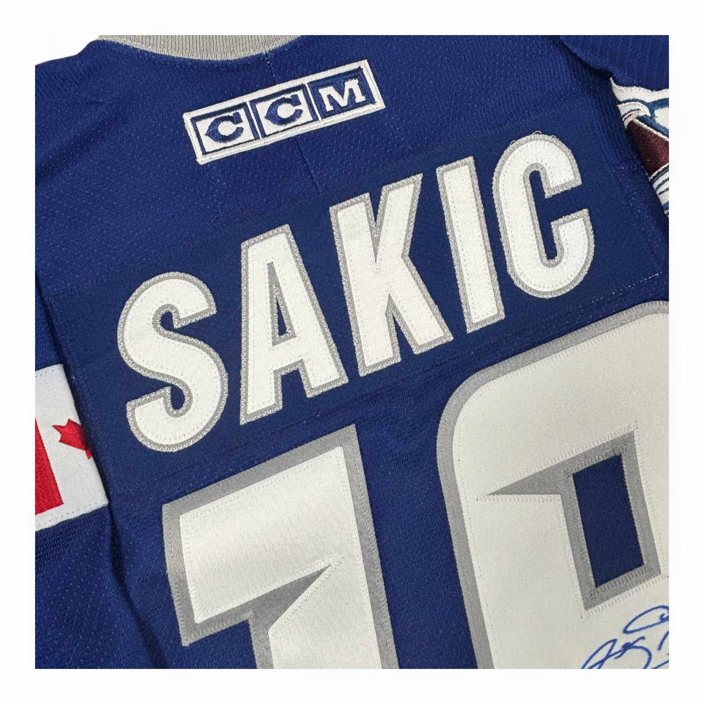 JOE SAKIC  - JERSEY HOCKEY AUTOGRAPHIÉ - ALL STAR GAME 2002 - CCM