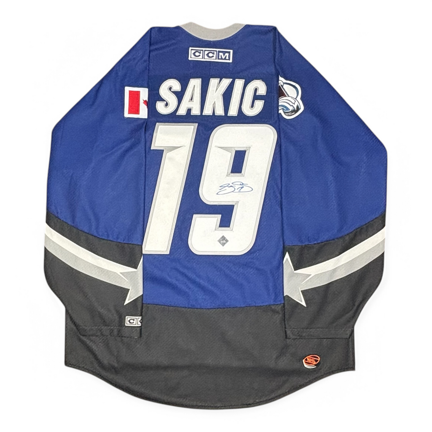JOE SAKIC  - JERSEY HOCKEY AUTOGRAPHIÉ - ALL STAR GAME 2002 - CCM
