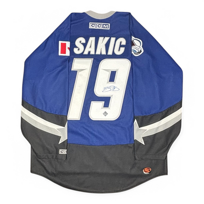 JOE SAKIC  - JERSEY HOCKEY AUTOGRAPHIÉ - ALL STAR GAME 2002 - CCM