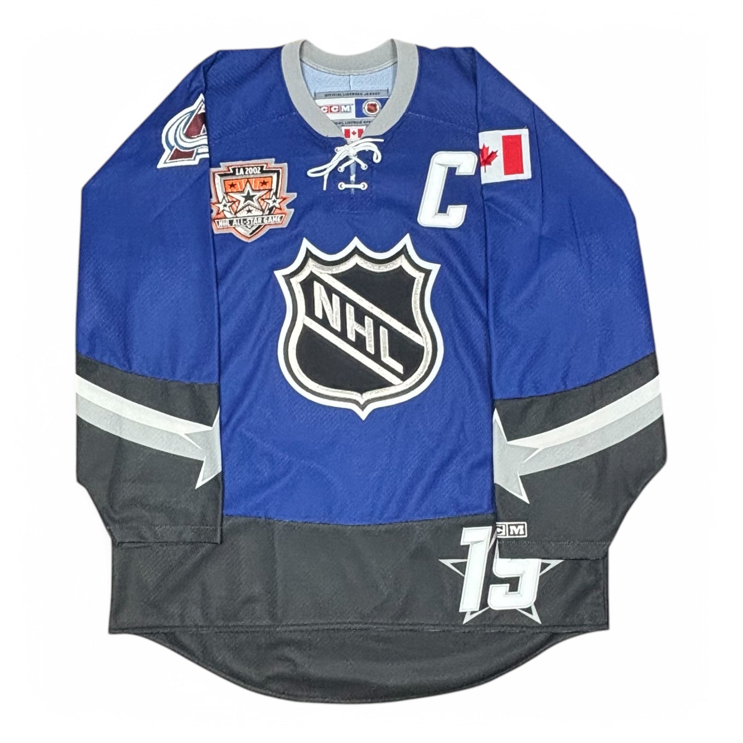 JOE SAKIC  - JERSEY HOCKEY AUTOGRAPHIÉ - ALL STAR GAME 2002 - CCM
