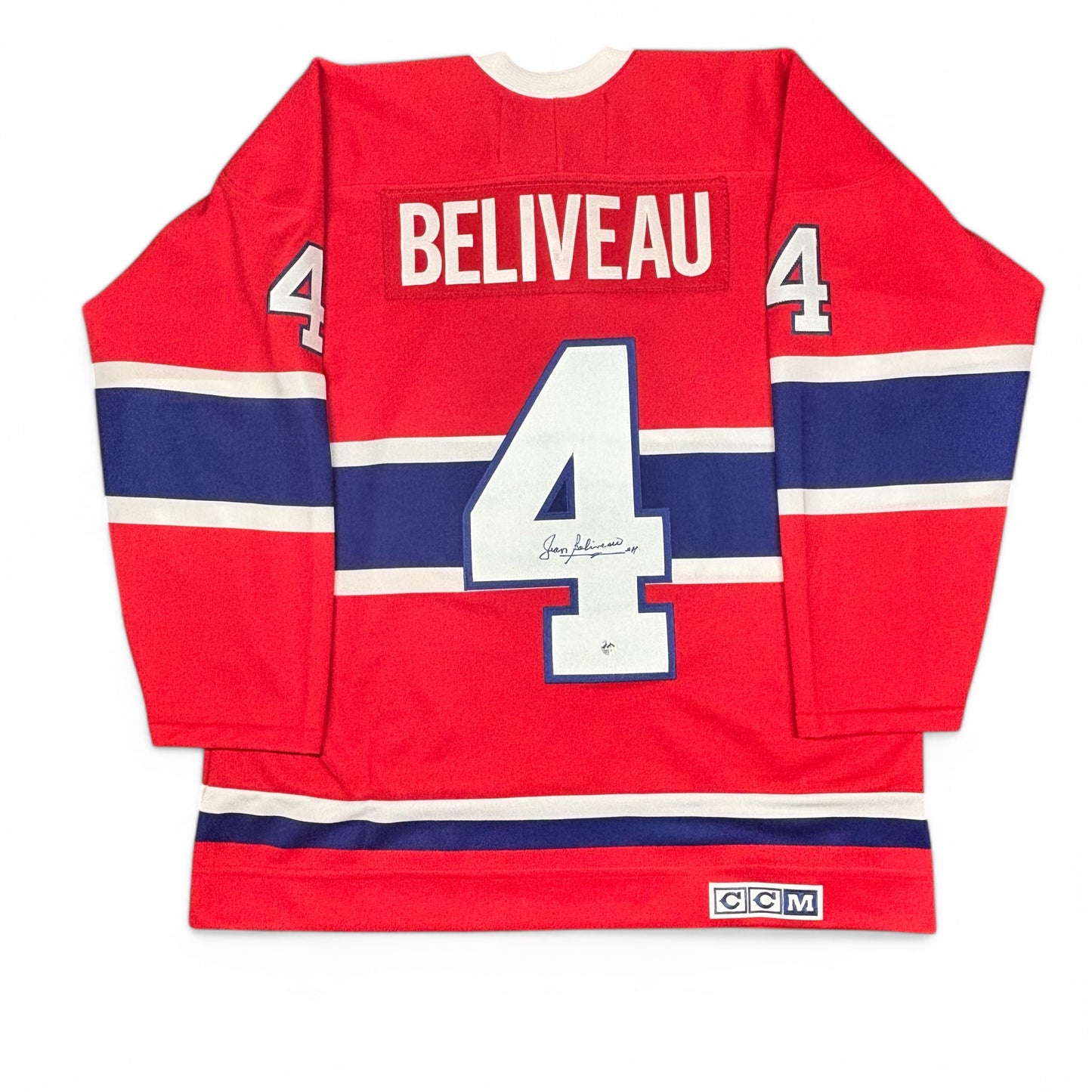 JEAN BÉLIVEAU - AUTOGRAPHED HOCKEY JERSEY - CCM VINTAGE