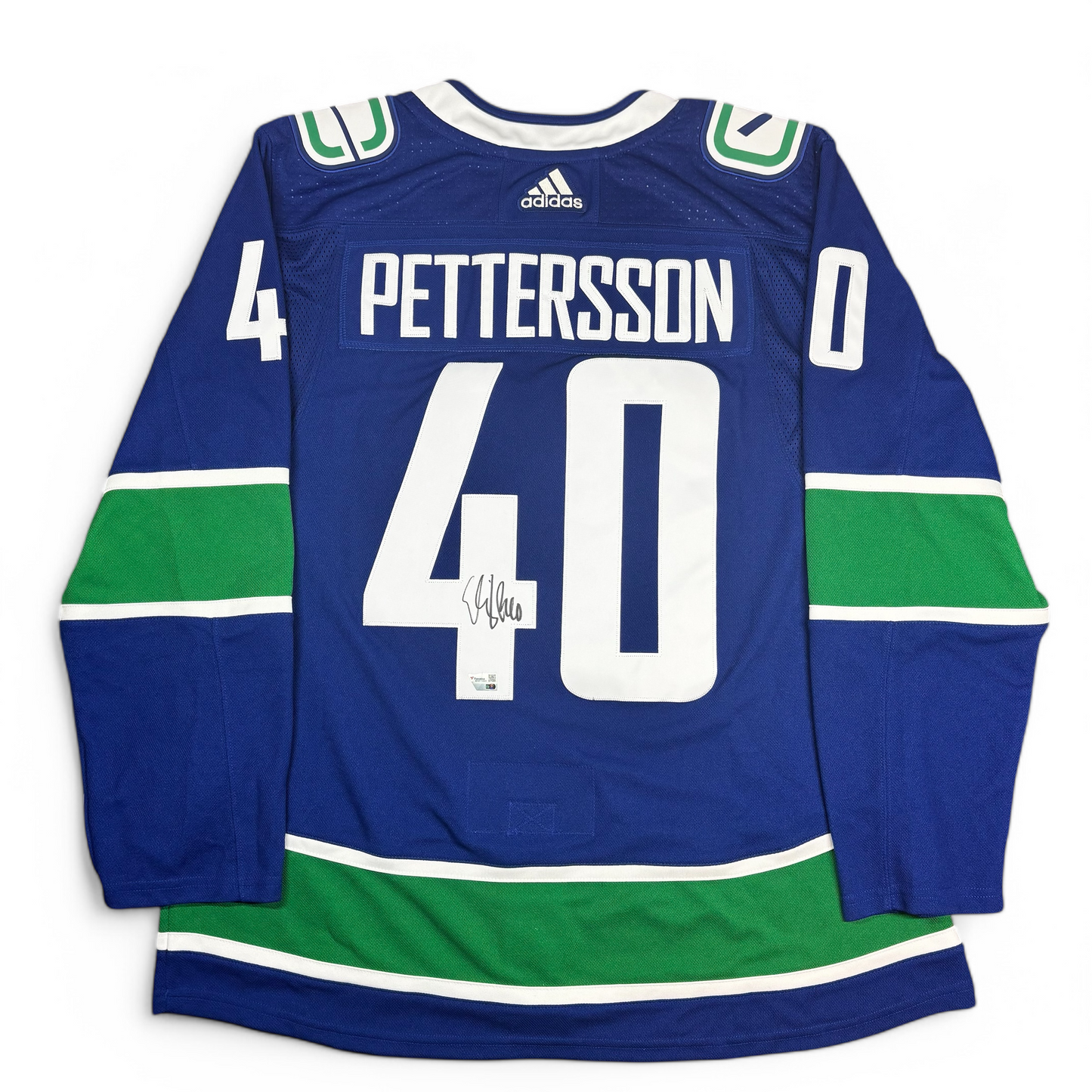 ELIAS PETTERSSON - JERSEY HOCKEY AUTOGRAPHIÉ - ADIDAS