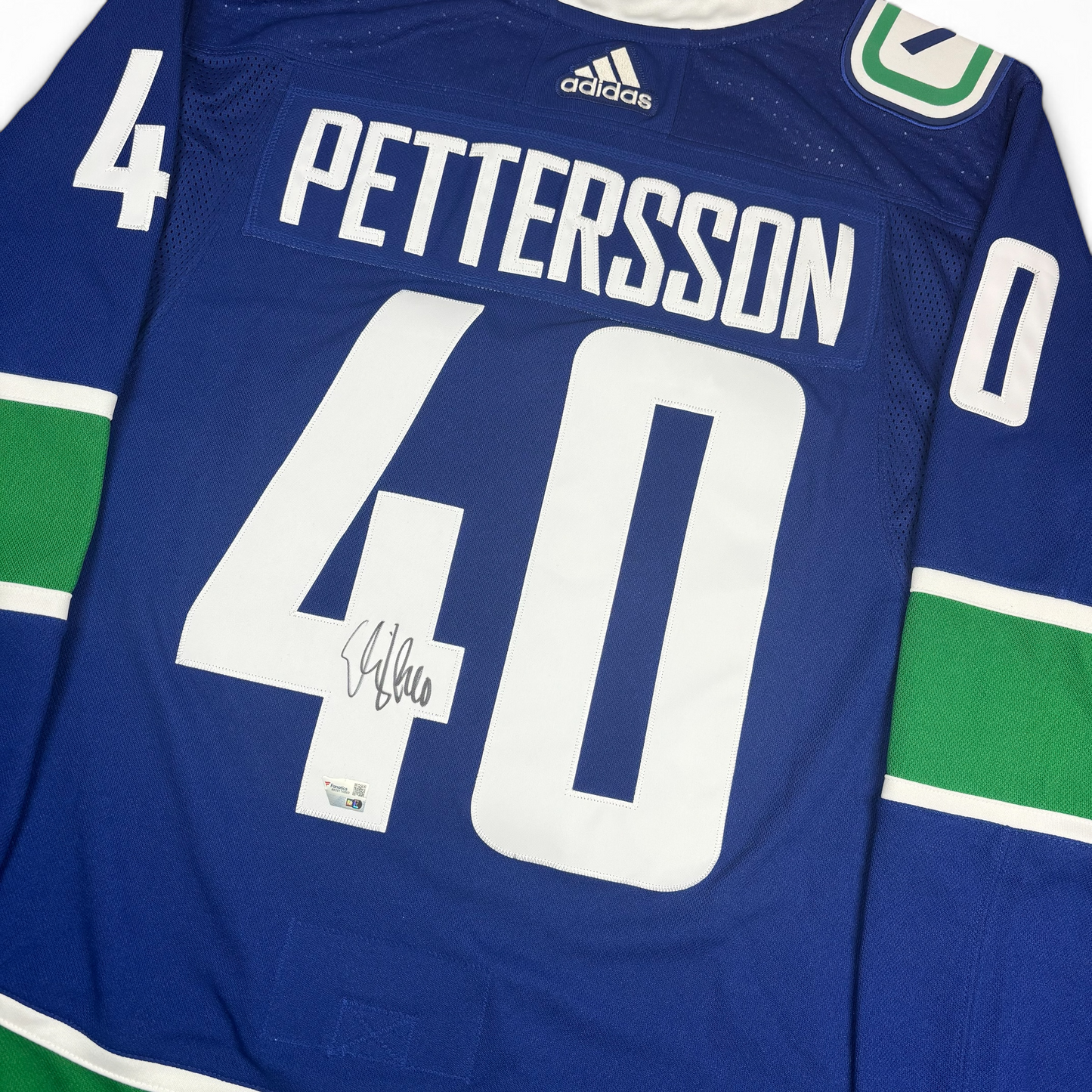 ELIAS PETTERSSON - JERSEY HOCKEY AUTOGRAPHIÉ - ADIDAS