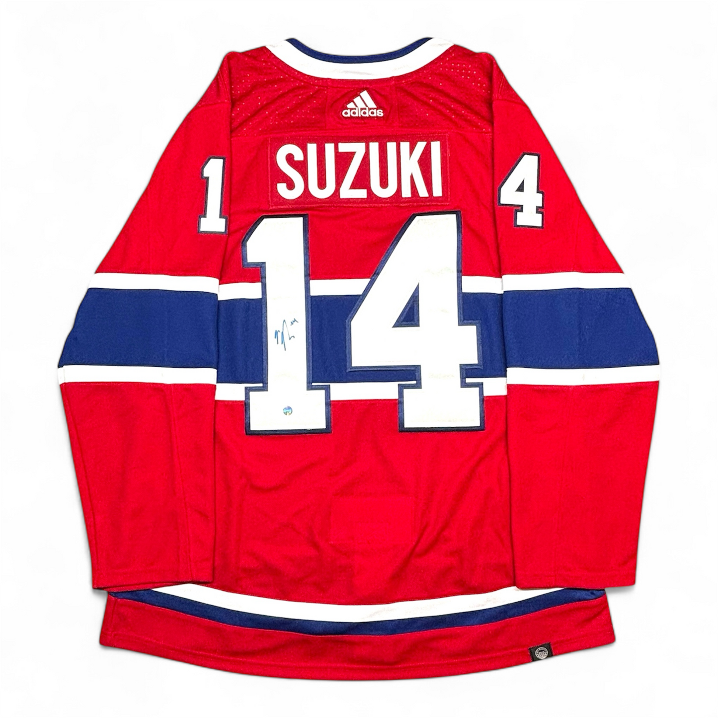 NICK SUZUKI - JERSEY HOCKEY AUTOGRAPHIÉ - ADIDAS