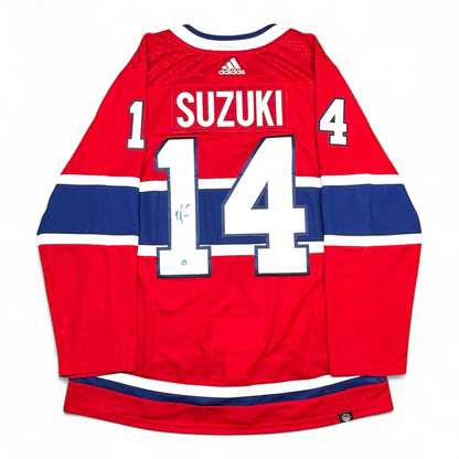 NICK SUZUKI - JERSEY HOCKEY AUTOGRAPHIÉ - ADIDAS