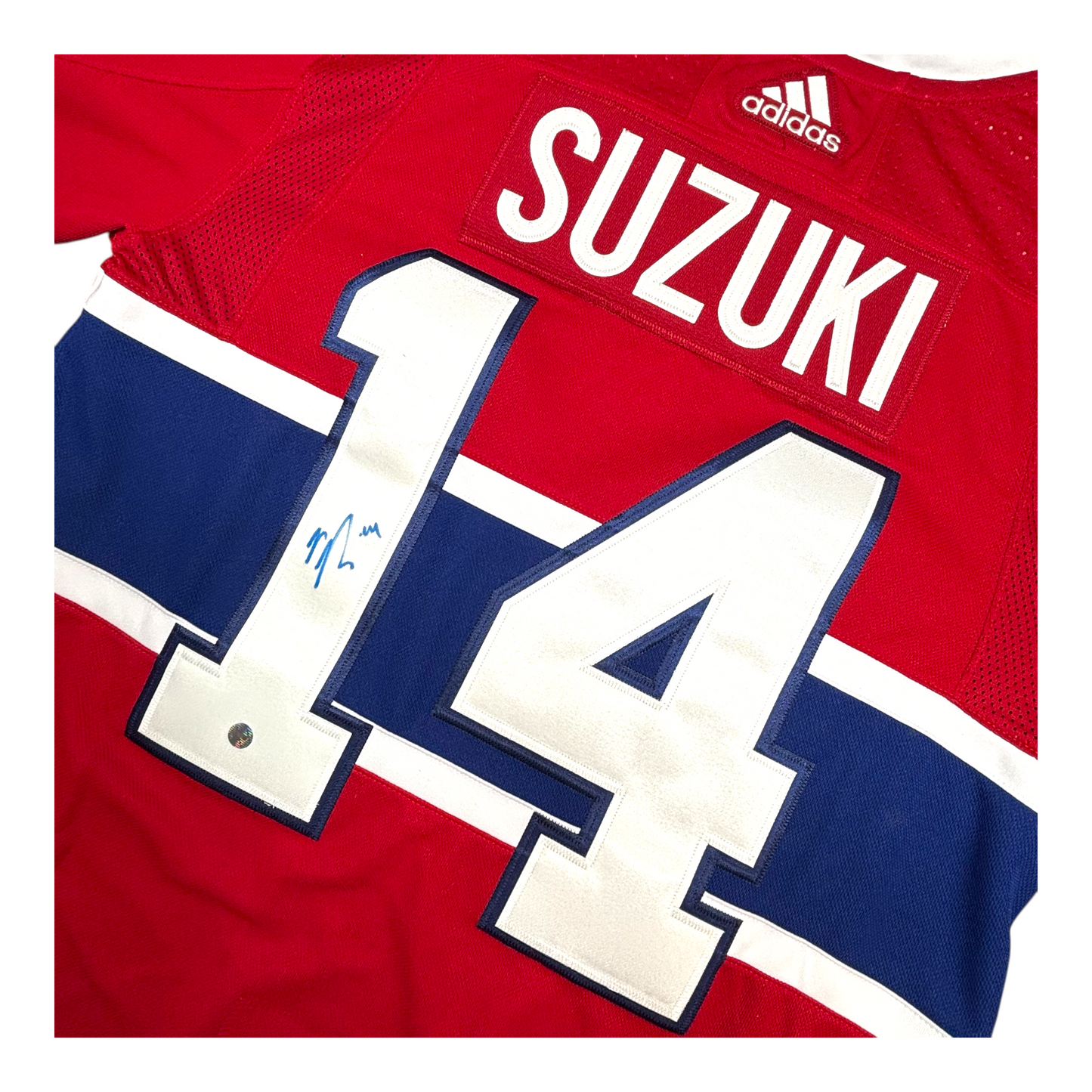 NICK SUZUKI - JERSEY HOCKEY AUTOGRAPHIÉ - ADIDAS