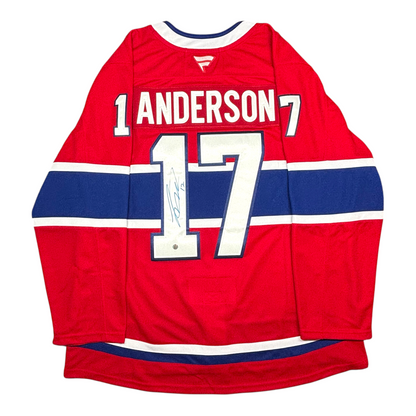 JOSH ANDERSON - JERSEY HOCKEY AUTOGRAPHIÉ - FANATICS
