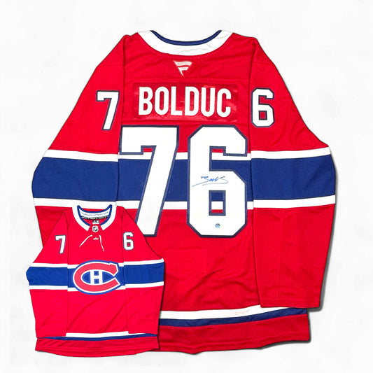 ZACHARY BOLDUC - JERSEY HOCKEY AUTOGRAPHIÉ - FANATICS