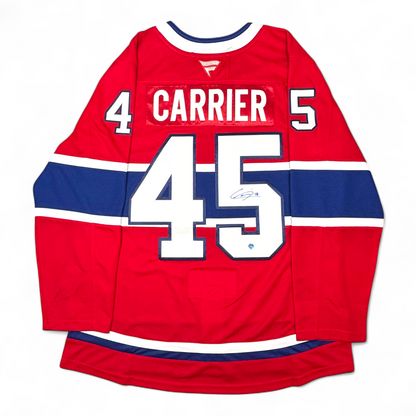 ALEX CARRIER- JERSEY HOCKEY AUTOGRAPHIÉ - FANATICS