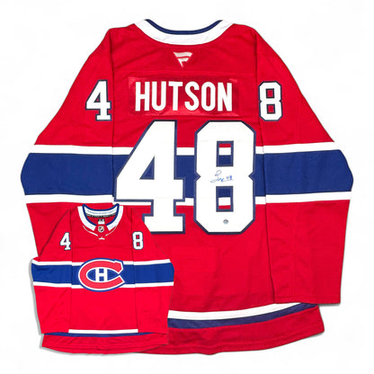 LANE HUTSON - JERSEY HOCKEY AUTOGRAPHIÉ - FANATICS