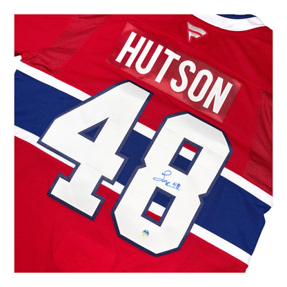 LANE HUTSON - JERSEY HOCKEY AUTOGRAPHIÉ - FANATICS