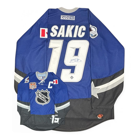 JOE SAKIC  - JERSEY HOCKEY AUTOGRAPHIÉ - ALL STAR GAME 2002 - CCM
