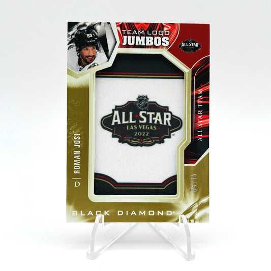2022-23 - UD BLACK DIAMOND - TEAM LOGOS JUMBOS - ROMAN JOSI 04/15