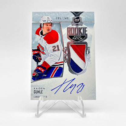 2022-23 - UD THE CUP - ROOKIE AUTO PATCH - KAIDEN GUHLE - 095/249