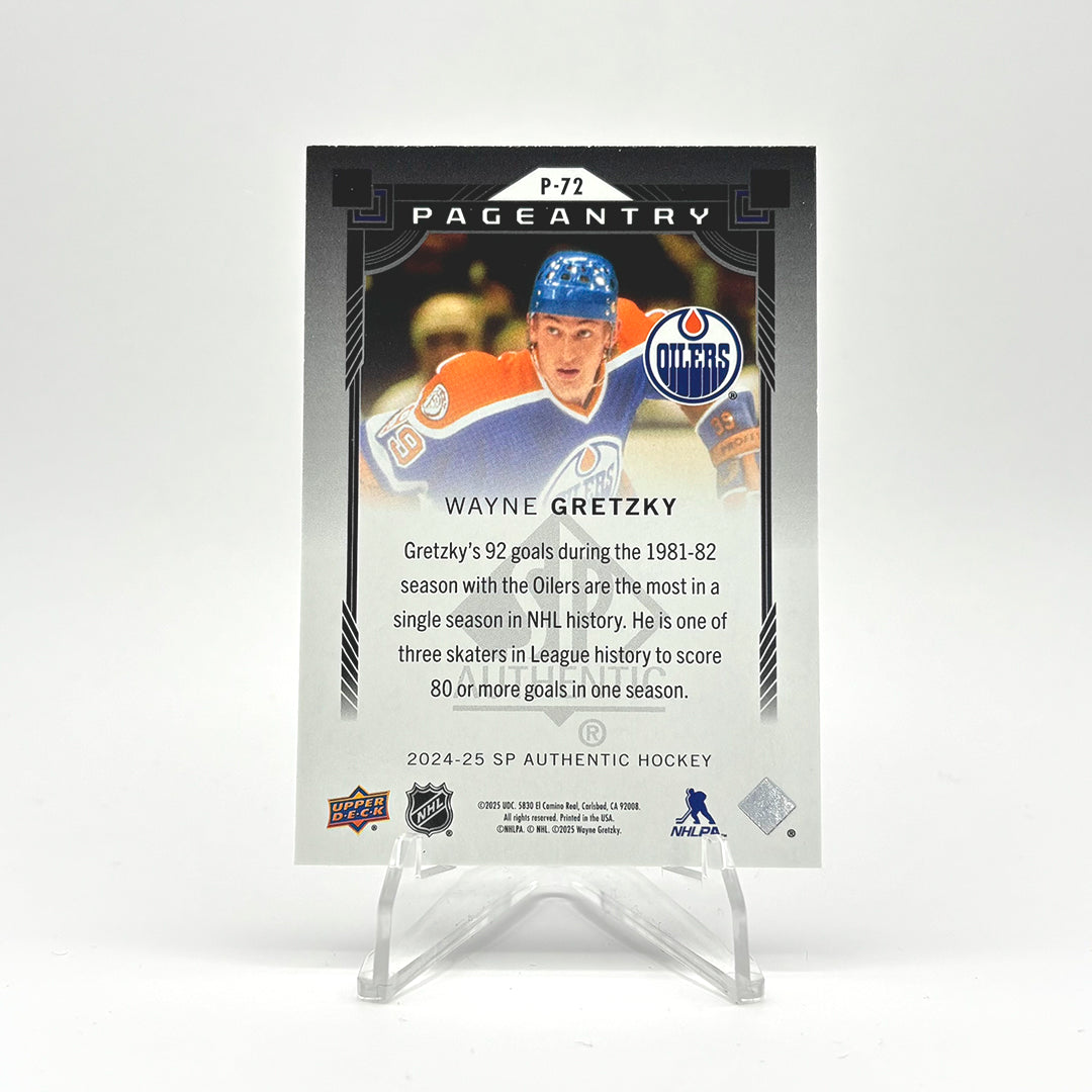 2024-25 - SP AUTHENTIC  - PAGEANTRY - WAYNE GRETZKY