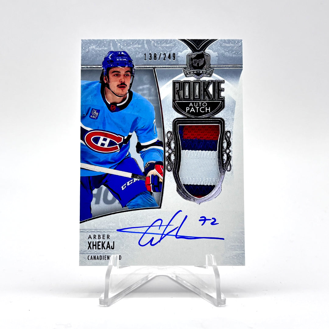 2022-23 - UD THE CUP - ROOKIE AUTO PATCH - ARBER XHEKAJ  136/449